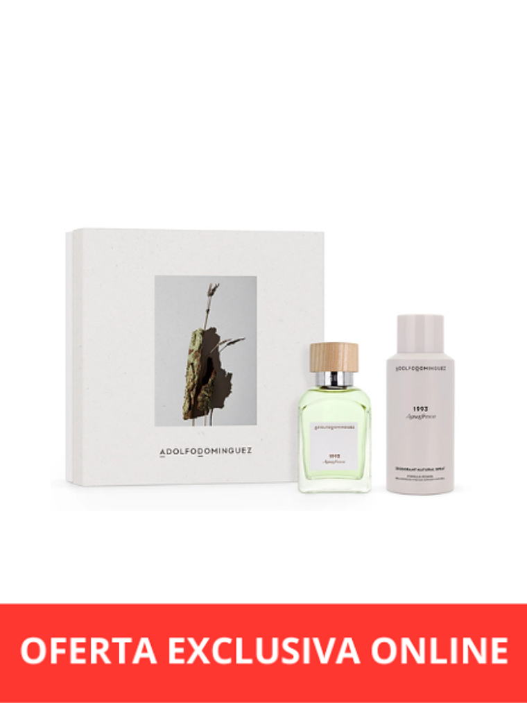 Adolfo Dominguez Agua Frescan 1993 EDT Man 120 Ml + Desodorante 150 Ml 1