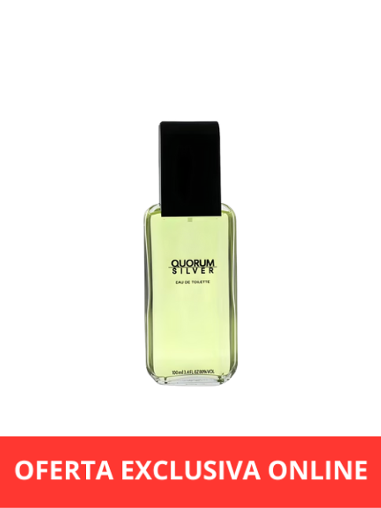 Antonio Puig Quorum Silver EDT Men Tester 100 Ml 1