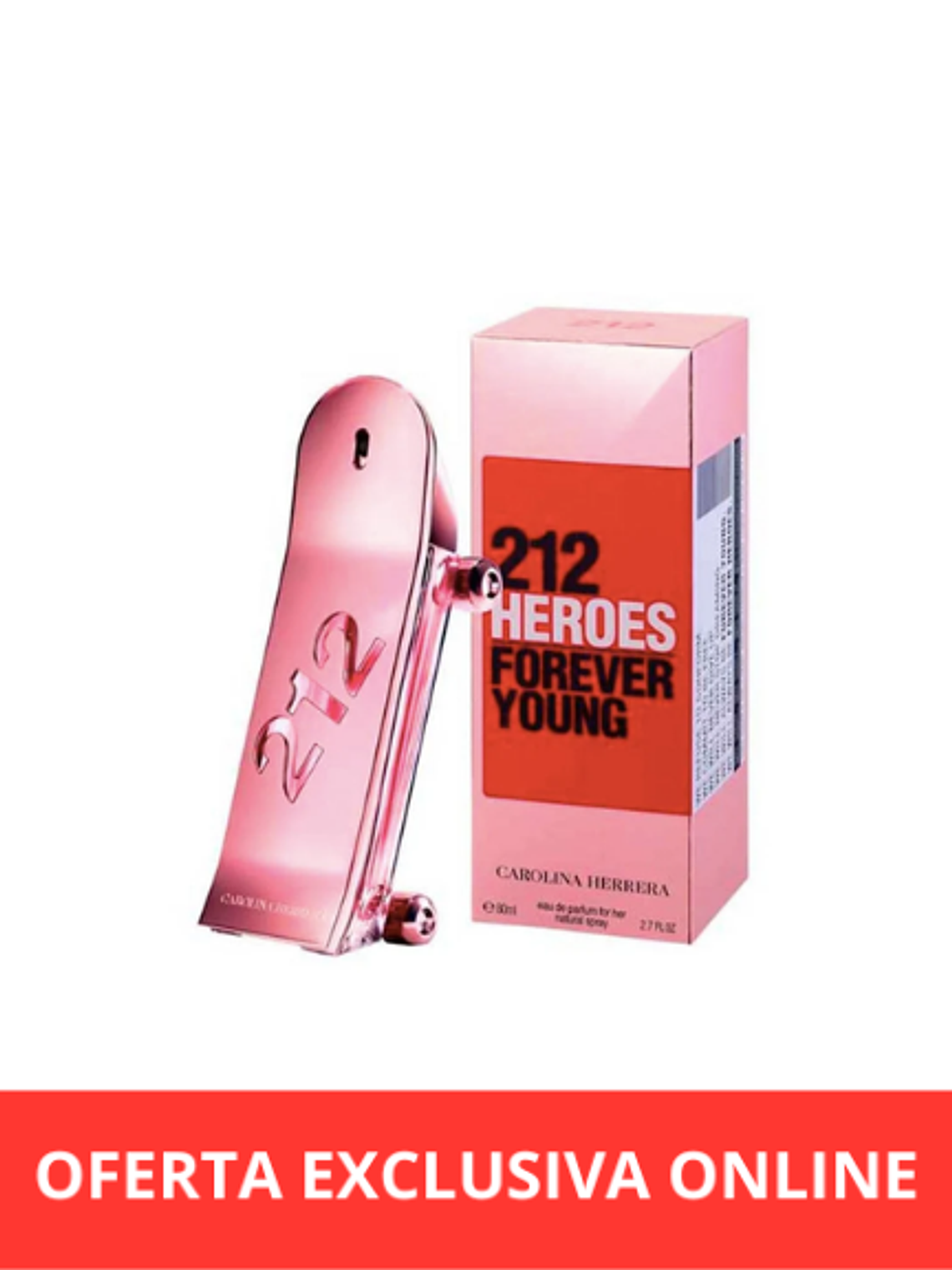 Carolina Herrera 212 Heroes Forever Young EDP Mujer 80 Ml 1