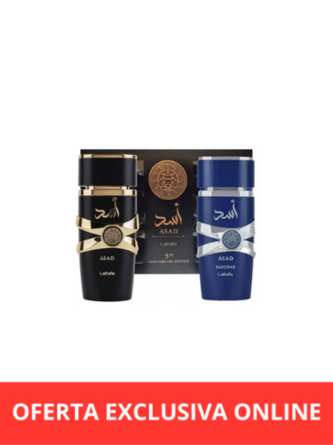 Lattafa Sed Asad Negro 100 Ml + Asad Zanzibar 100 Ml 1
