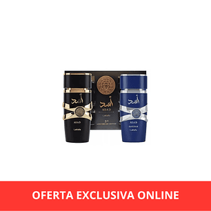 Lattafa Sed Asad Negro 100 Ml + Asad Zanzibar 100 Ml