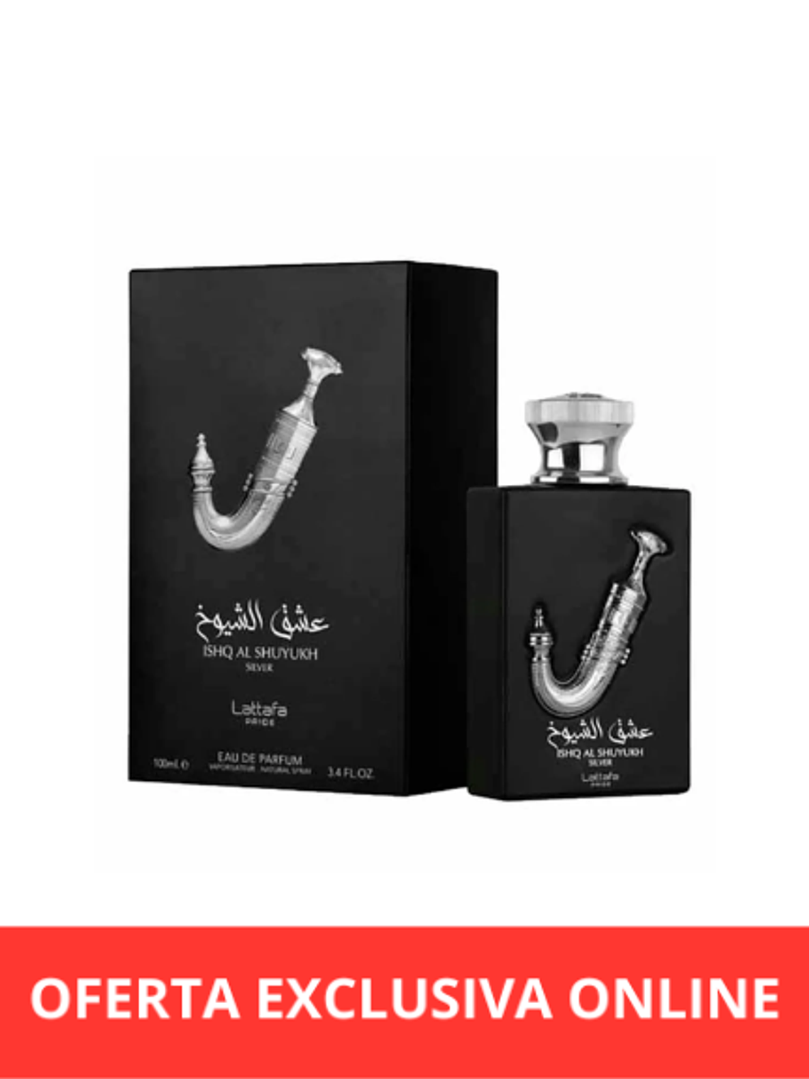 Lattafa Ishq Al Shuyukh Silver EDP 100 Ml 1