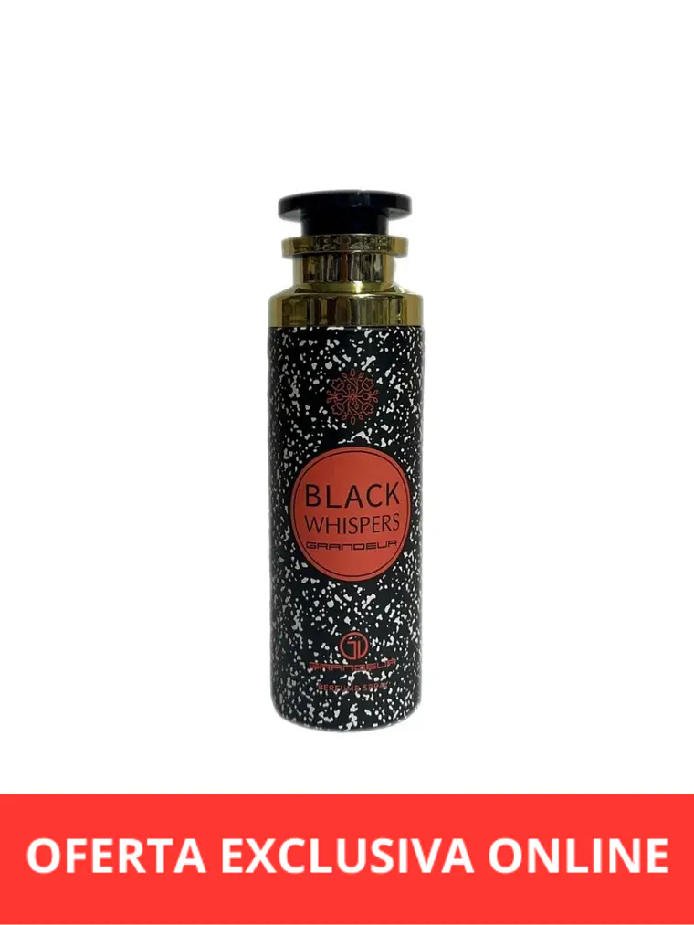 Grandeur Black Whispers Woman Body Spray 200 Ml 1