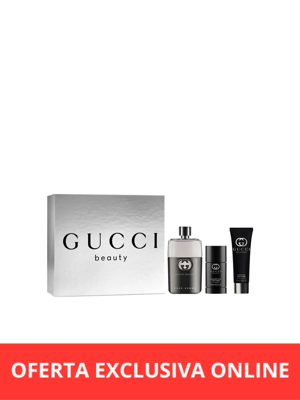 Gucci Set Gucci Guilty Pour Homme EDT 90 Ml + 75 Ml Desodorante + 50 Ml Shower Gel 1