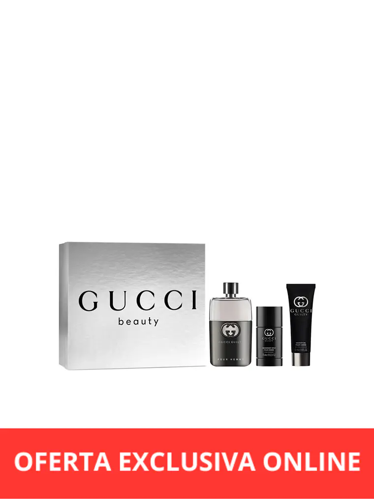 Gucci Set Gucci Guilty Pour Homme EDT 90 Ml + 75 Ml Desodorante + 50 Ml Shower Gel 1