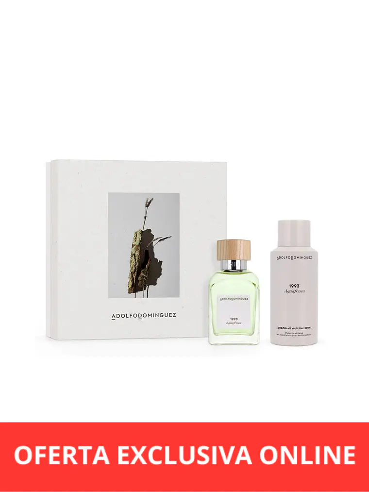 Adolfo Dominguez Agua Frescan 1993 EDT Man 120 Ml + Desodorante 150 Ml 1