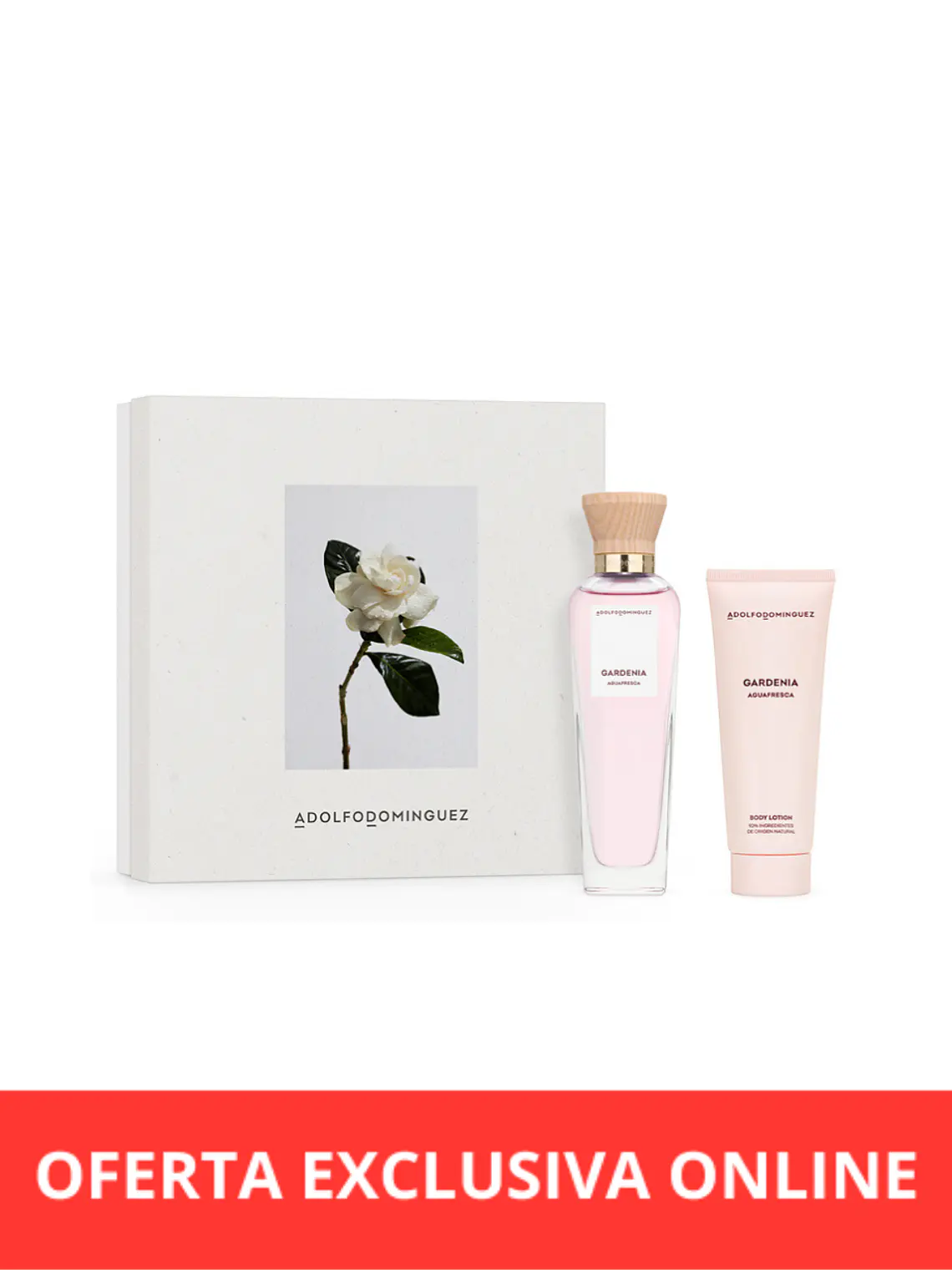 Adolfo Dominguez Agua Fresca Gardenia EDT 120 Ml + Body Lotion 1
