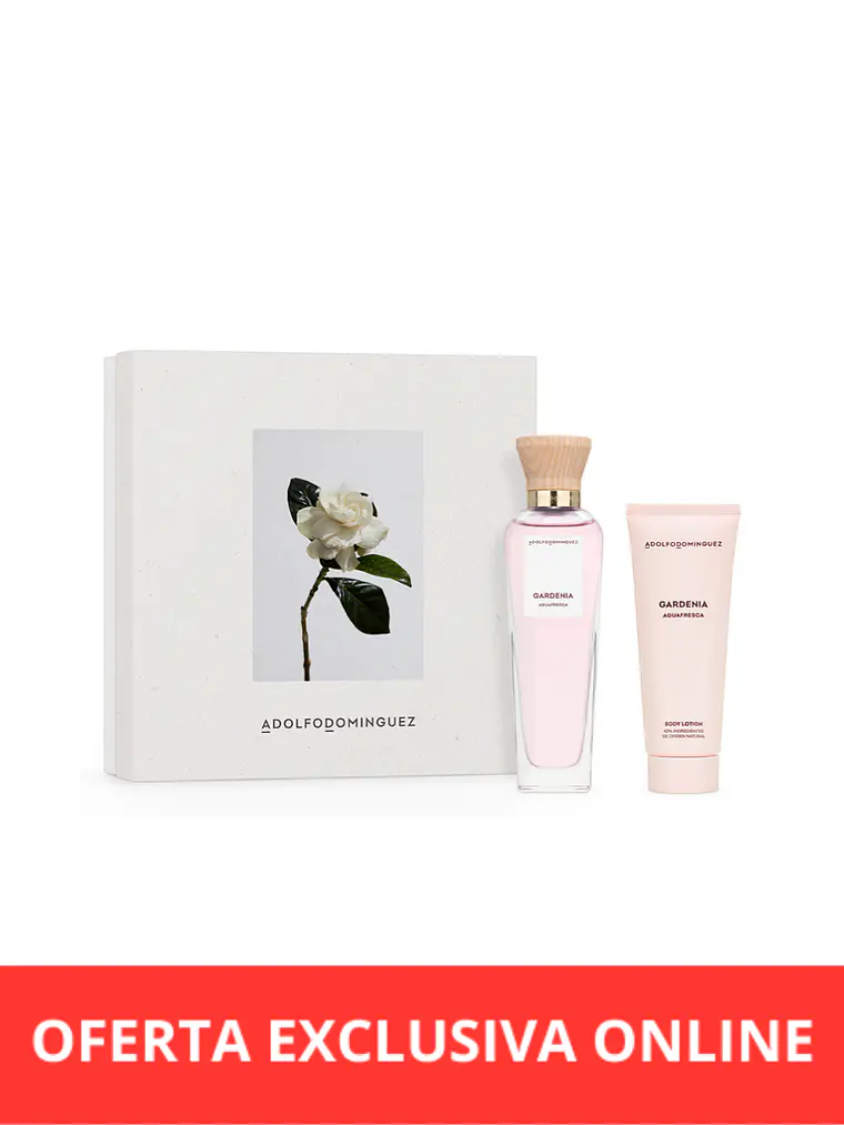 Adolfo Dominguez Agua Fresca Gardenia EDT 120 Ml + Body Lotion 1