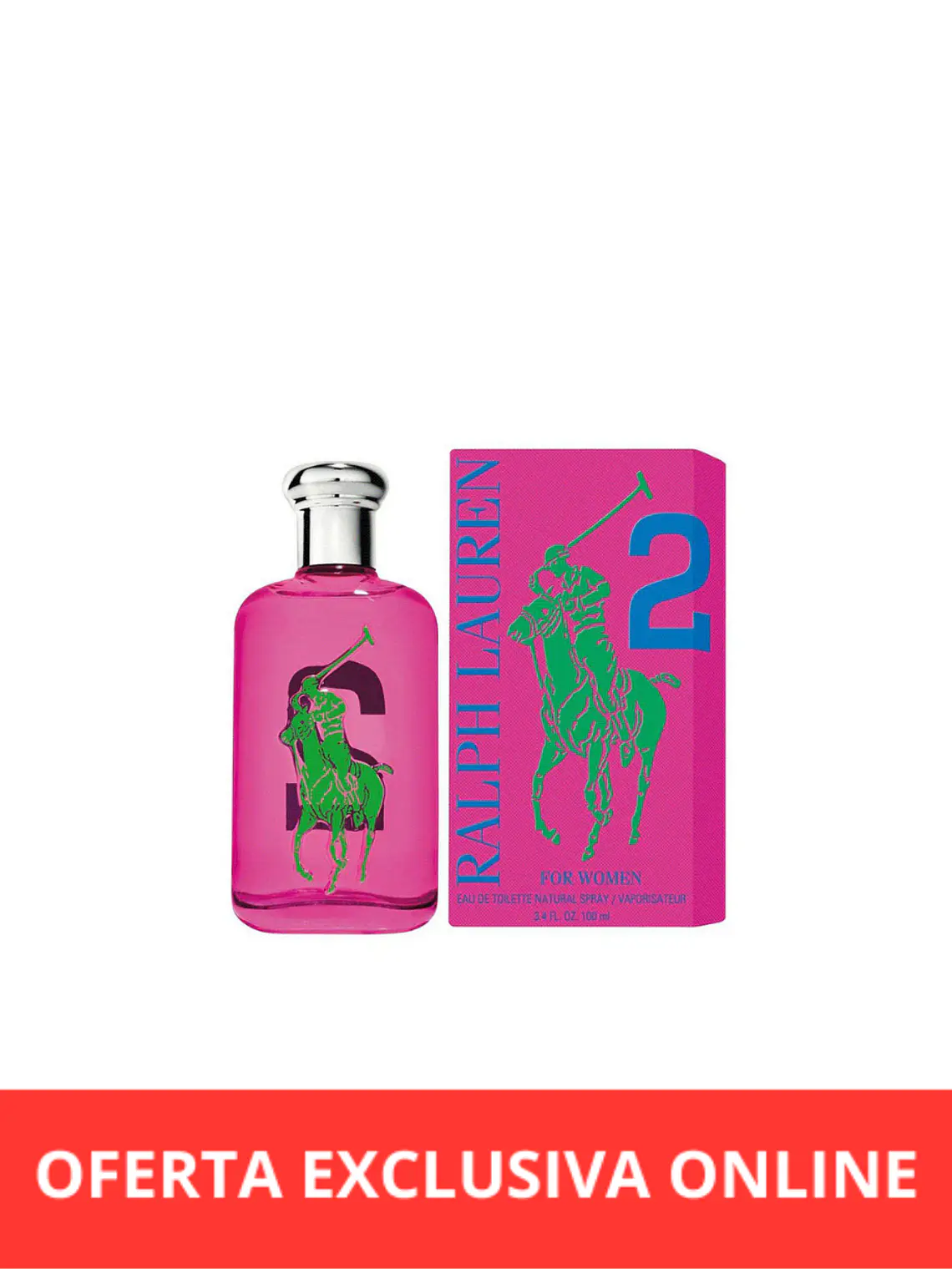 Ralph Lauren Big Pony 2 Pink EDT Mujer 100 Ml 1