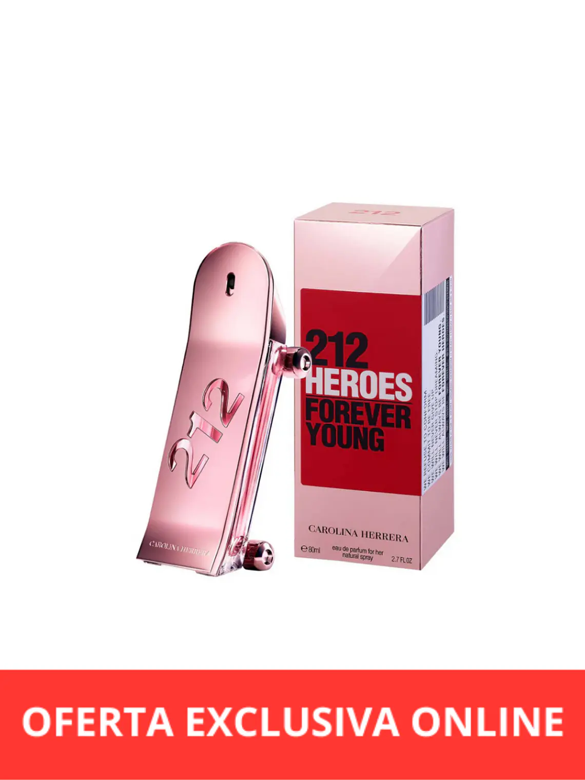 Carolina Herrera 212 Heroes Forever Young EDP Mujer 80 Ml 1