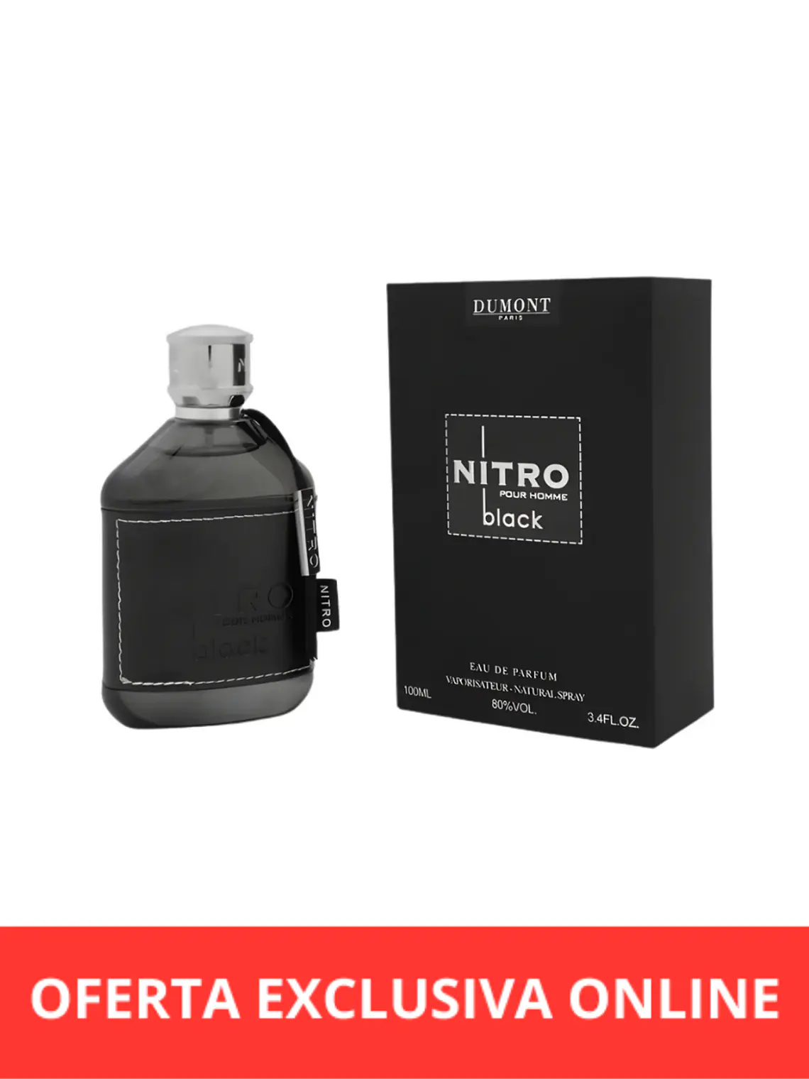 Dumont Nitro Pour Homme Black EDP 100 ML  1