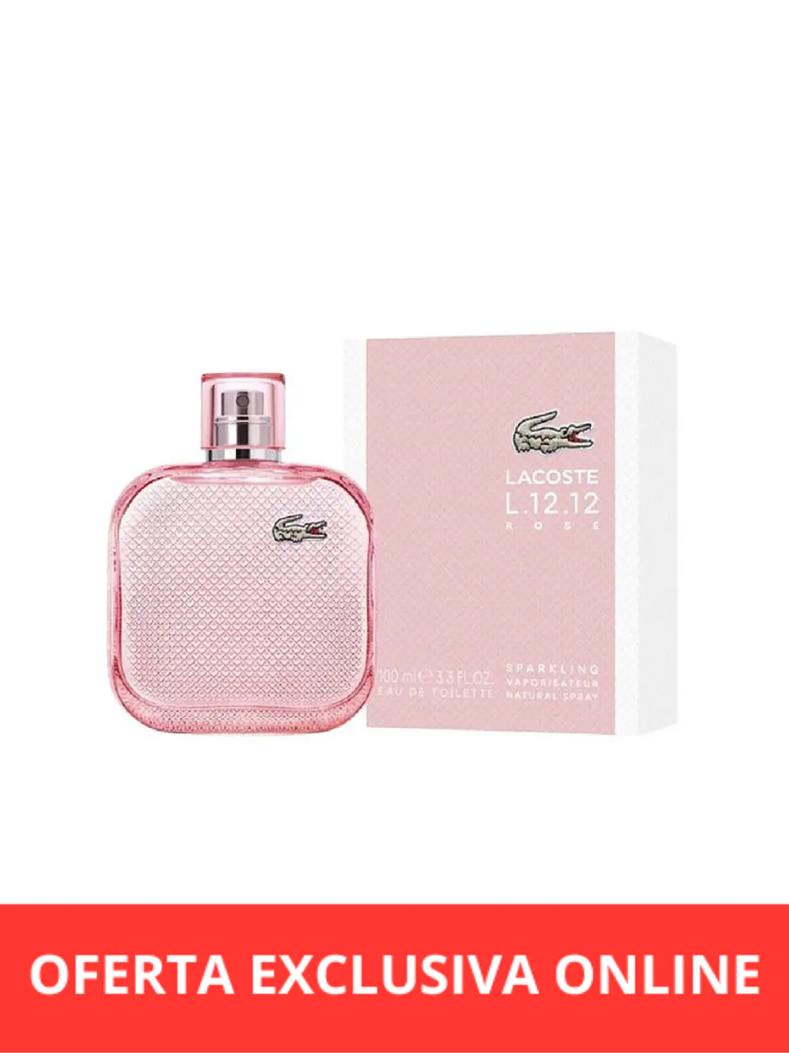 Lacoste L.12.12 Rose Sparkling Edt 100Ml Mujer 1