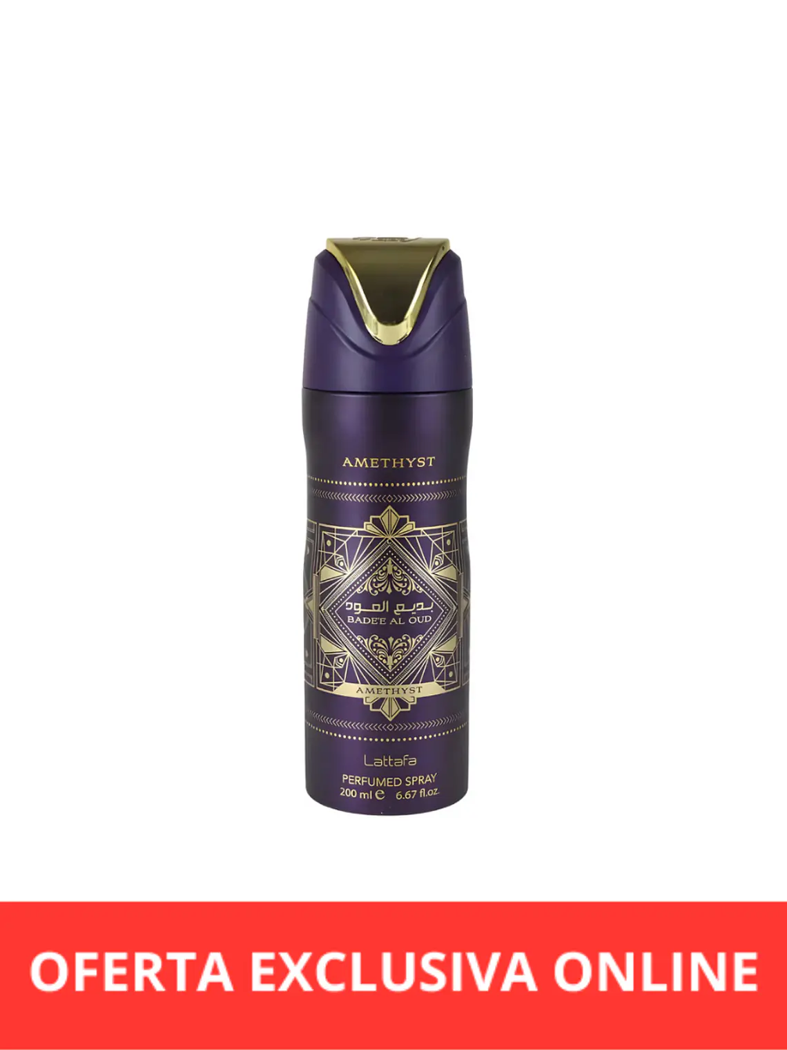 Desodorante Lattafa Badee Al Oud Amethyst Perfumed Spray 200 Ml 1