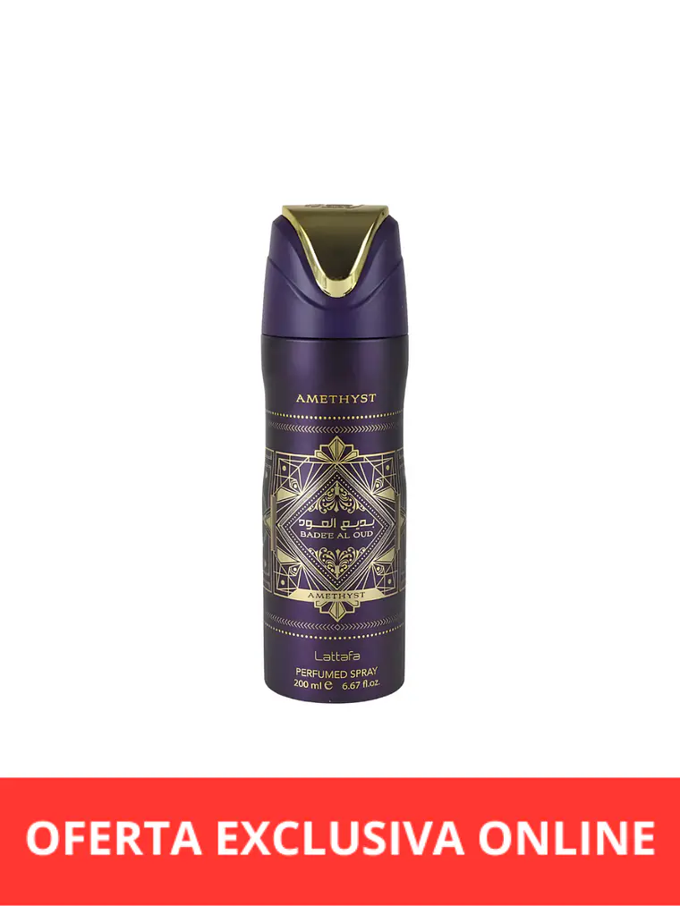 Desodorante Lattafa Badee Al Oud Amethyst Perfumed Spray 200 Ml 1