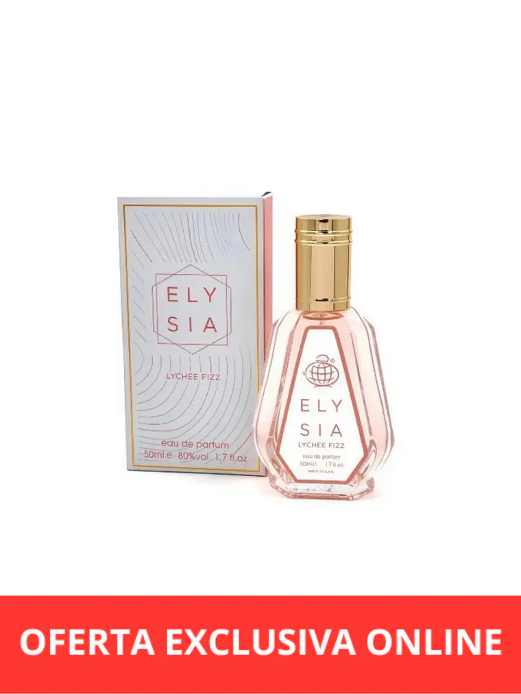 Perfume Elysia Lychee Fizz Fragrance World Edp Mujer 50 ml 1