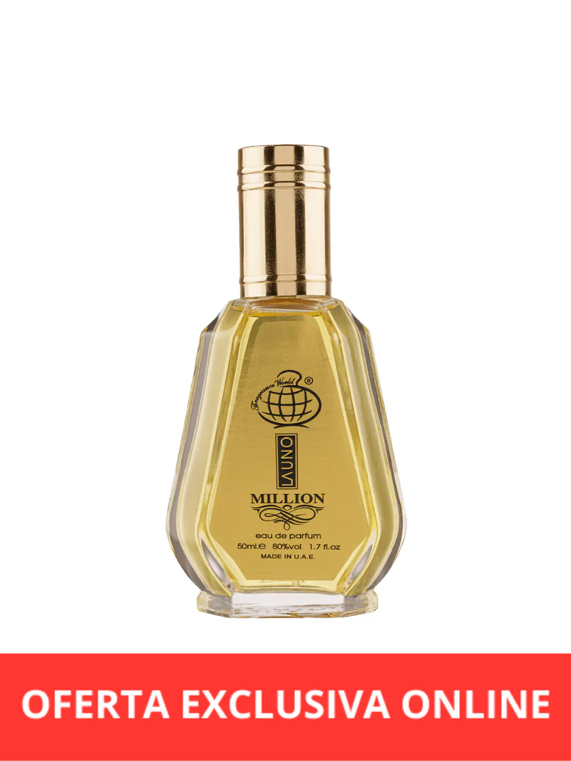 Fragrance World La Uno Million Edp 50Ml Hombre - Inspirado En One Million 1