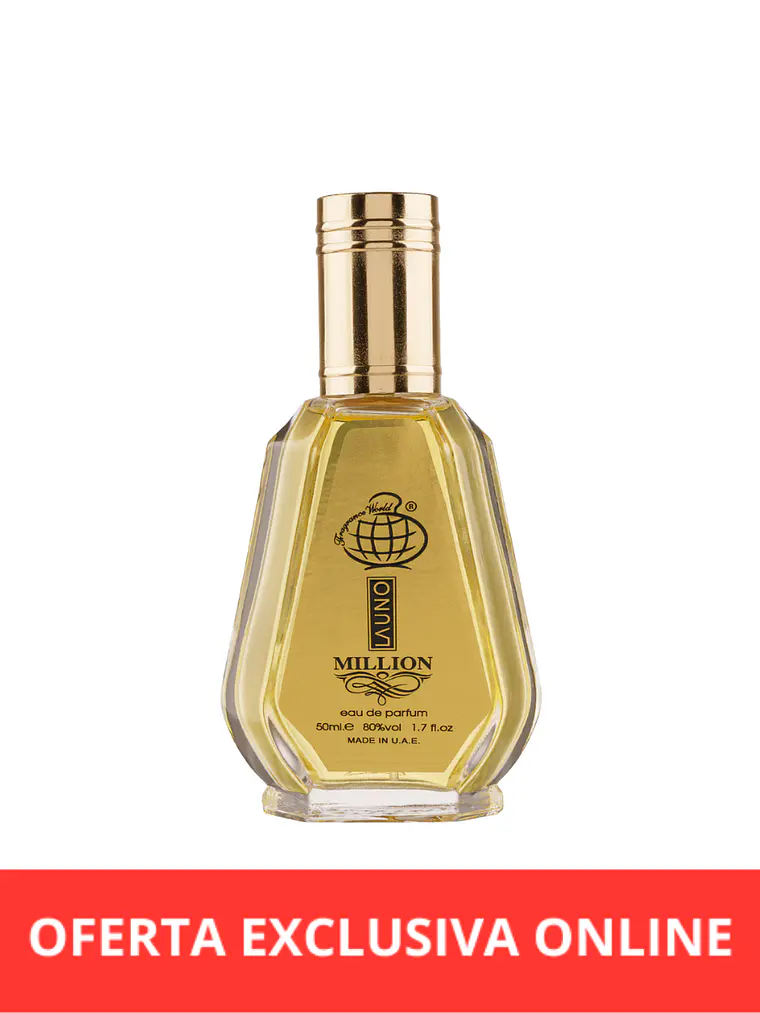 Fragrance World La Uno Million Edp 50Ml Hombre - Inspirado En One Million 1