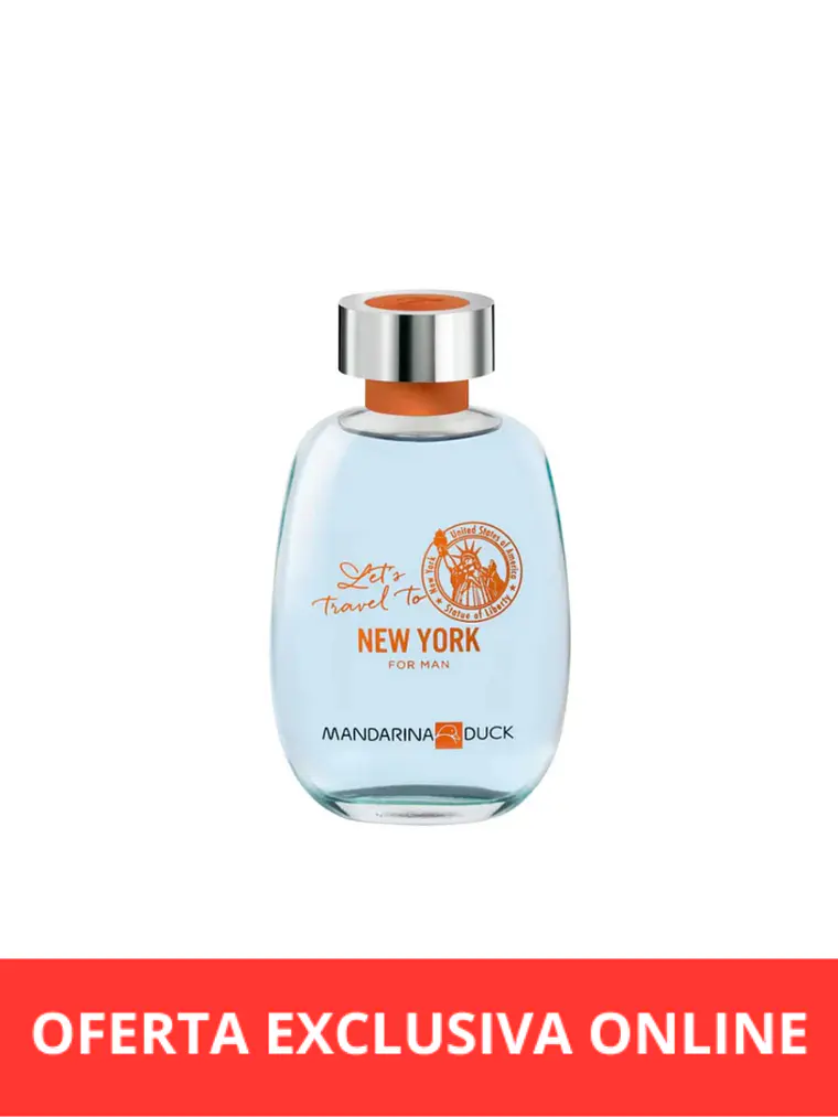 Perfume Let s Travel To New York for Man EDT 100 ml Hombre Mandarina Duck TESTER 1