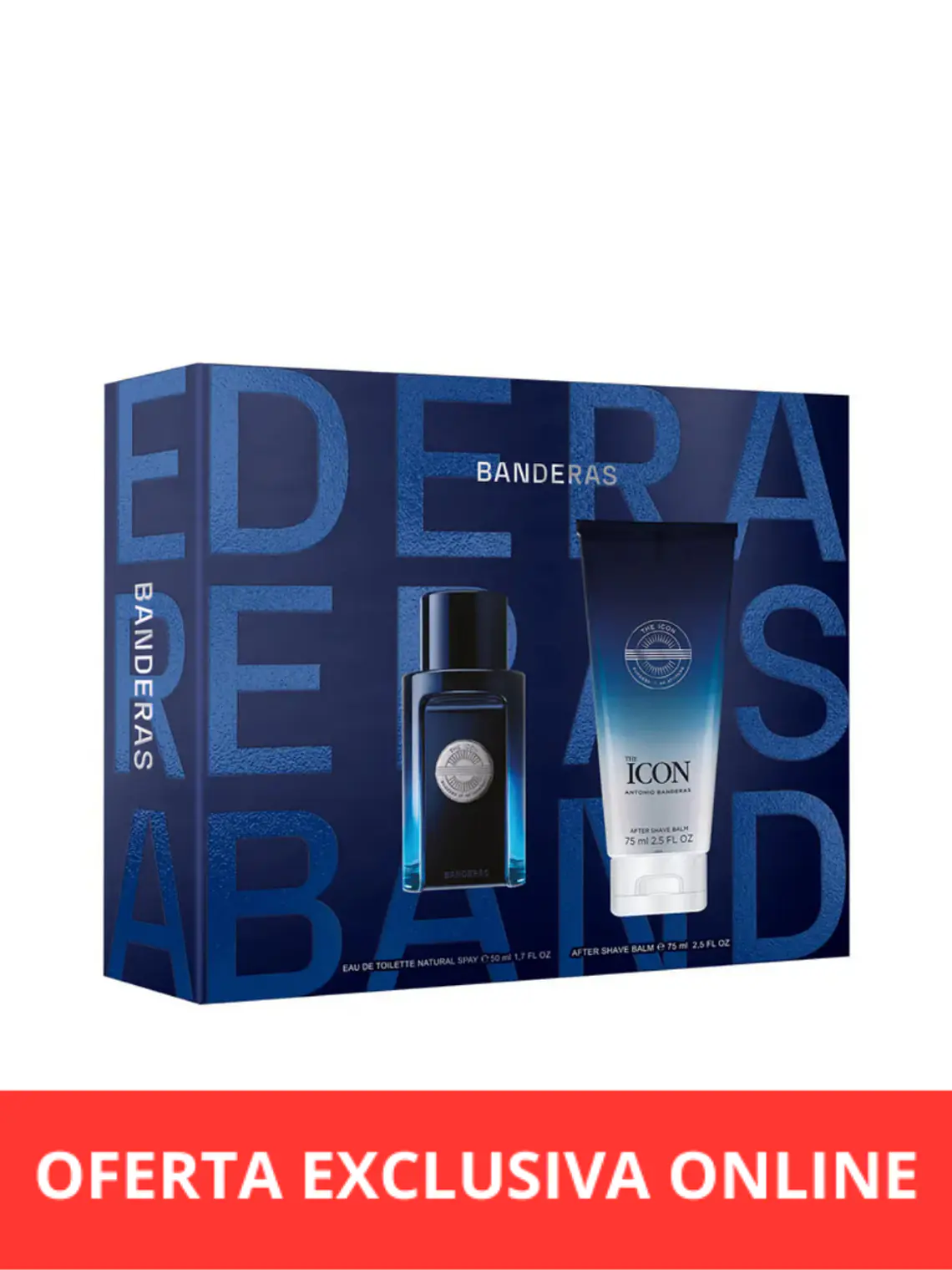 Estuche Antonio Banderas The Icon EDT 50 ml + After Shave Balm 75 ml Hombre 1