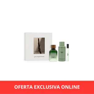  Set Perfume Adolfo Dominguez Vetiver Terra Hombre EDP 120 ml + 10 ml + Deo 150 ml