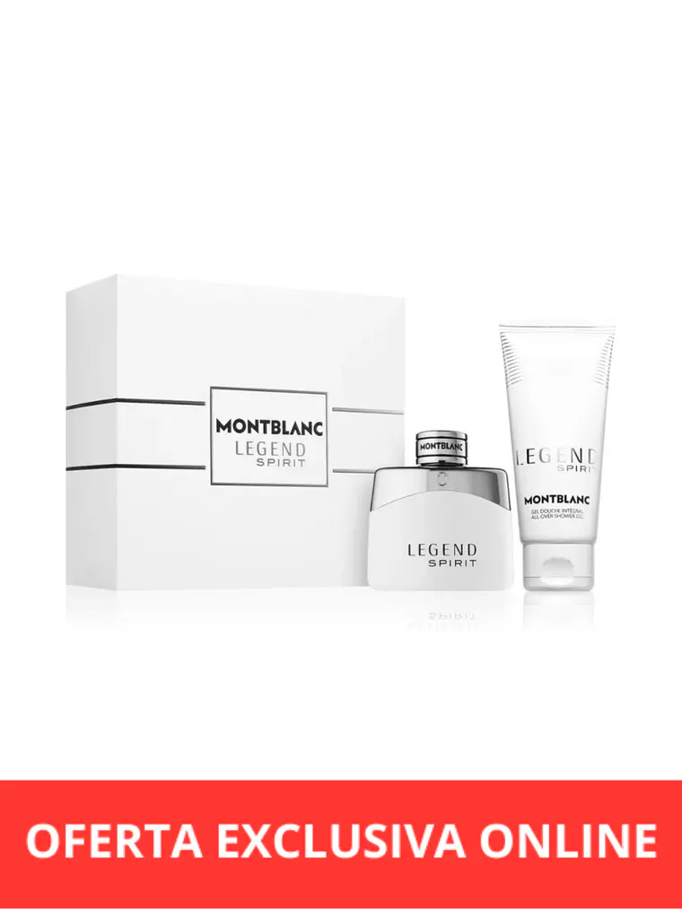 Set Perfume Legend Spirit EDT 50 ml + Gel Ducha Integral 100 ml Montblanc 1