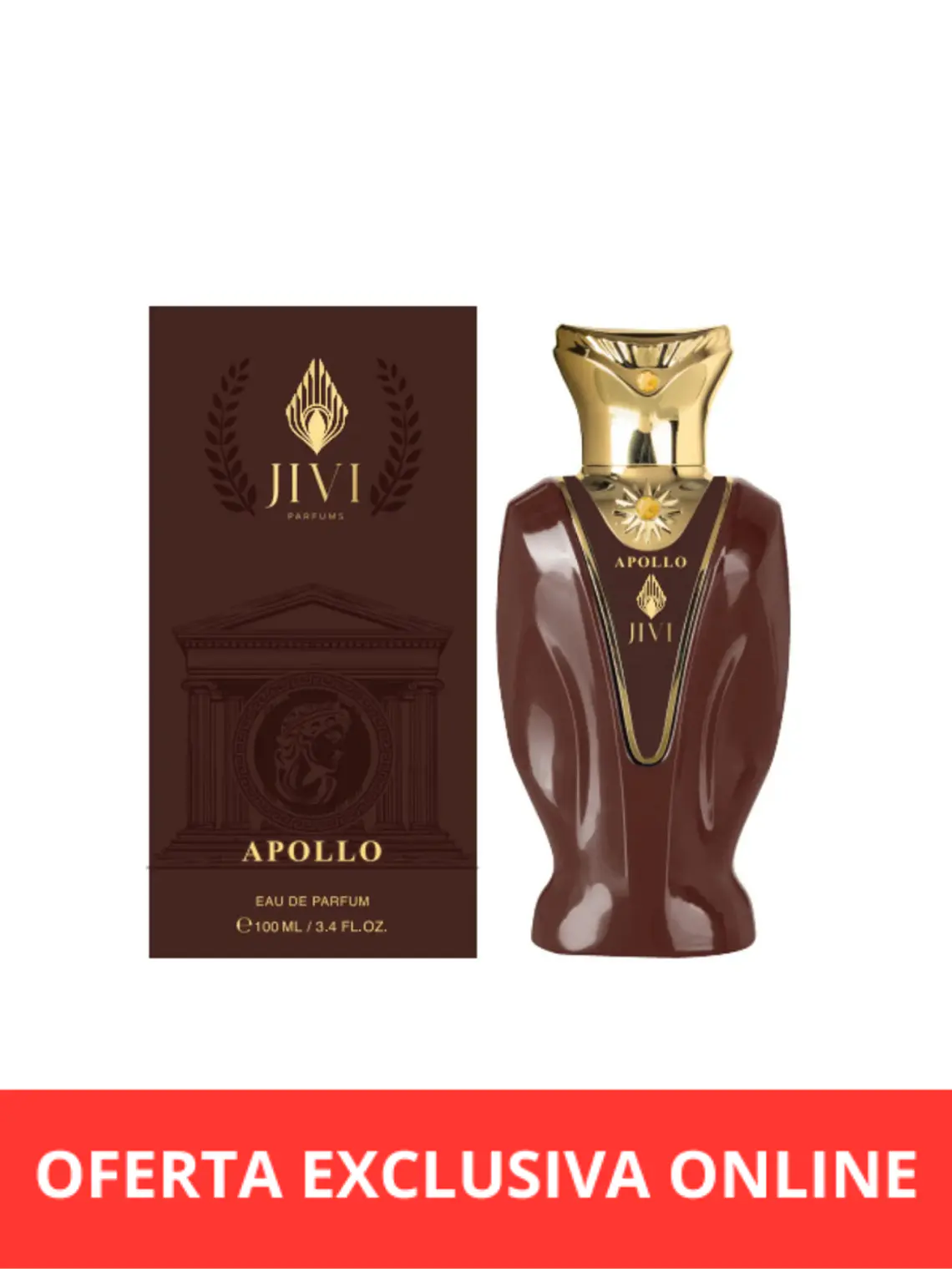 Apollo Greek God Jivi Parfums Edp 100Ml Hombre - Inspirado de Carolina Herrera 212 Vip Black 1