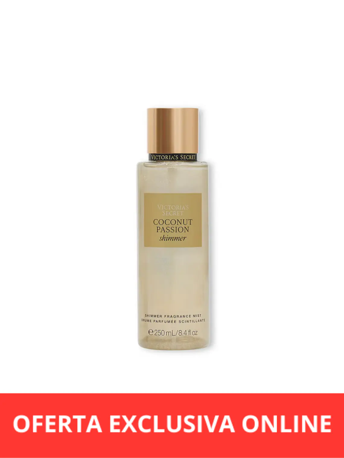Victoria Secret Coconut Passion Shimmer Body Mist 250ml Nuevo Formato 1