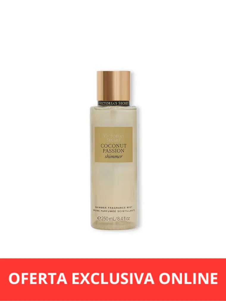 Victoria Secret Coconut Passion Shimmer Body Mist 250ml Nuevo Formato 1