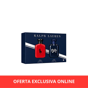 Estuche Miniatura Perfume Ralph Lauren Polo Red EDT 15 ml + Polo 67 EDT 15 ml