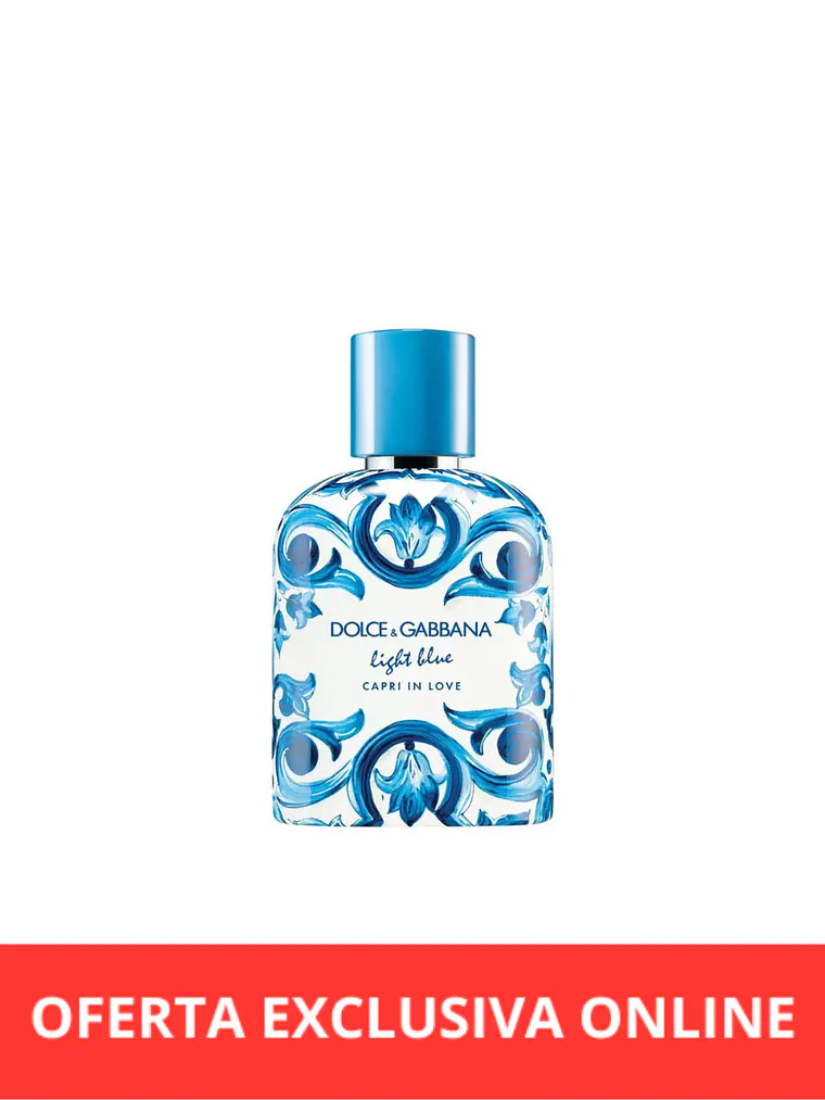Tester Dolce And Gabbana Light Blue Capri In Love Pour Homme Edp 100 Ml Hombre 1