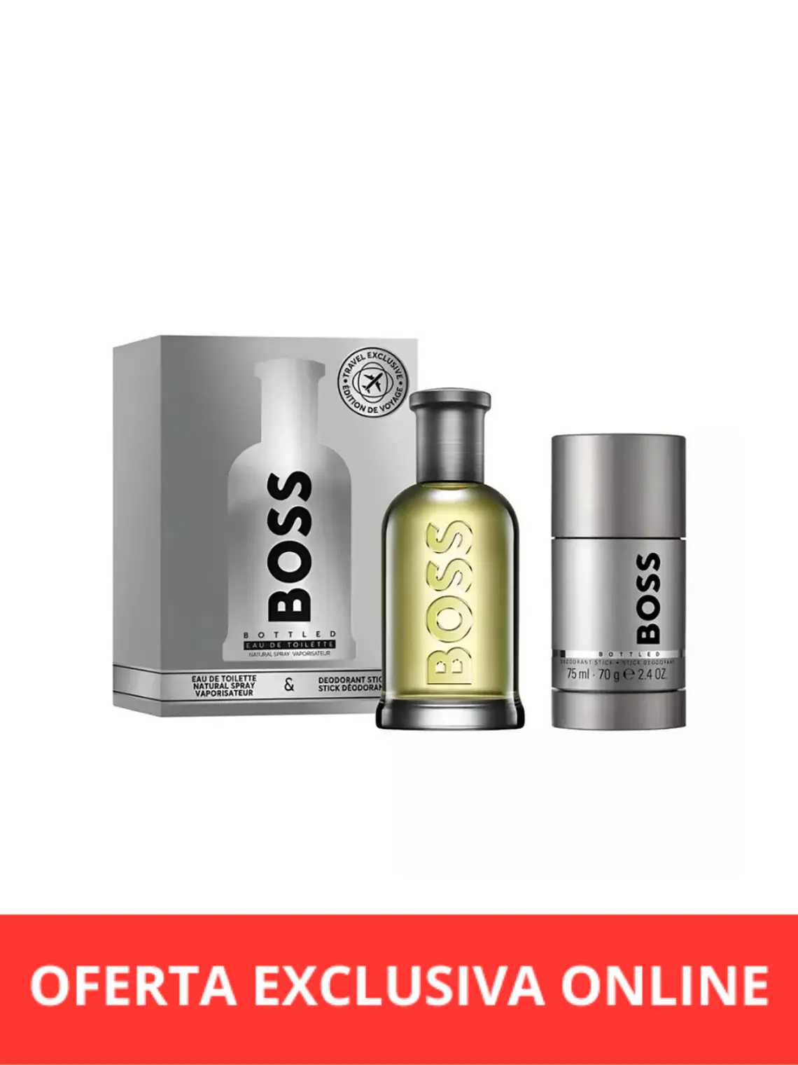 Set Boss Bottled EDT 100 ML + 75 ML Deodeorant Stick 1