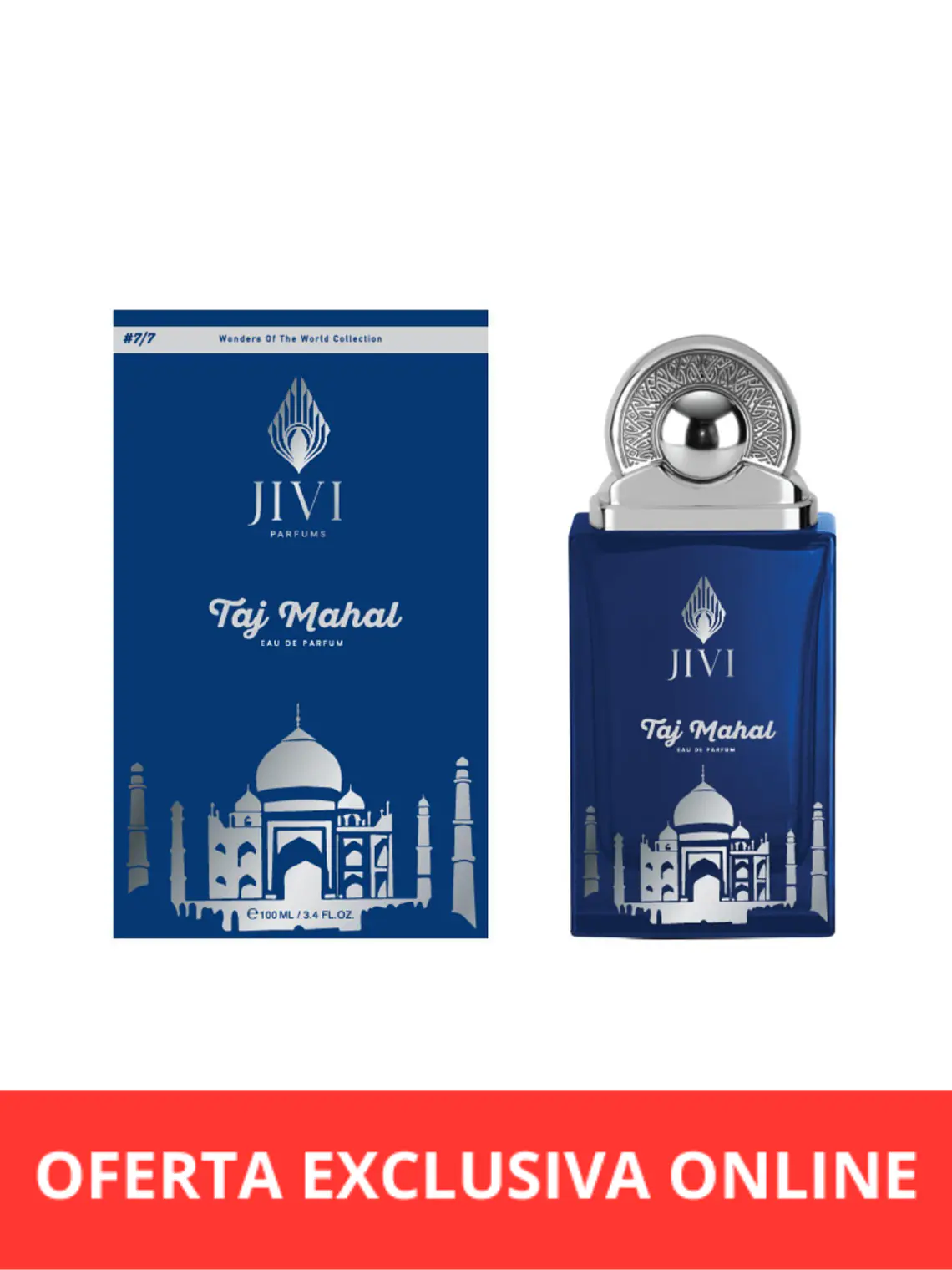 Taj Mahal Wow Jivi Parfums Edp 100Ml Hombre - Inspirado de Carolina Herrera 212 Men 1