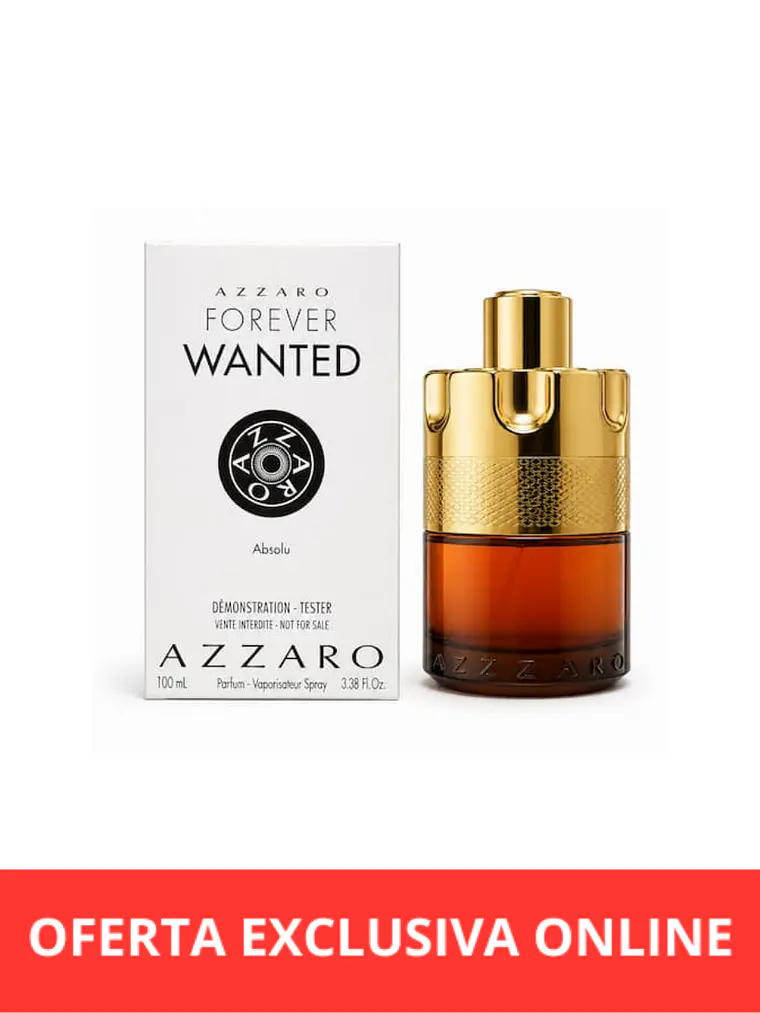 Azzaro For Ever Wanted Absolu Parfum 100 ML Tester 1
