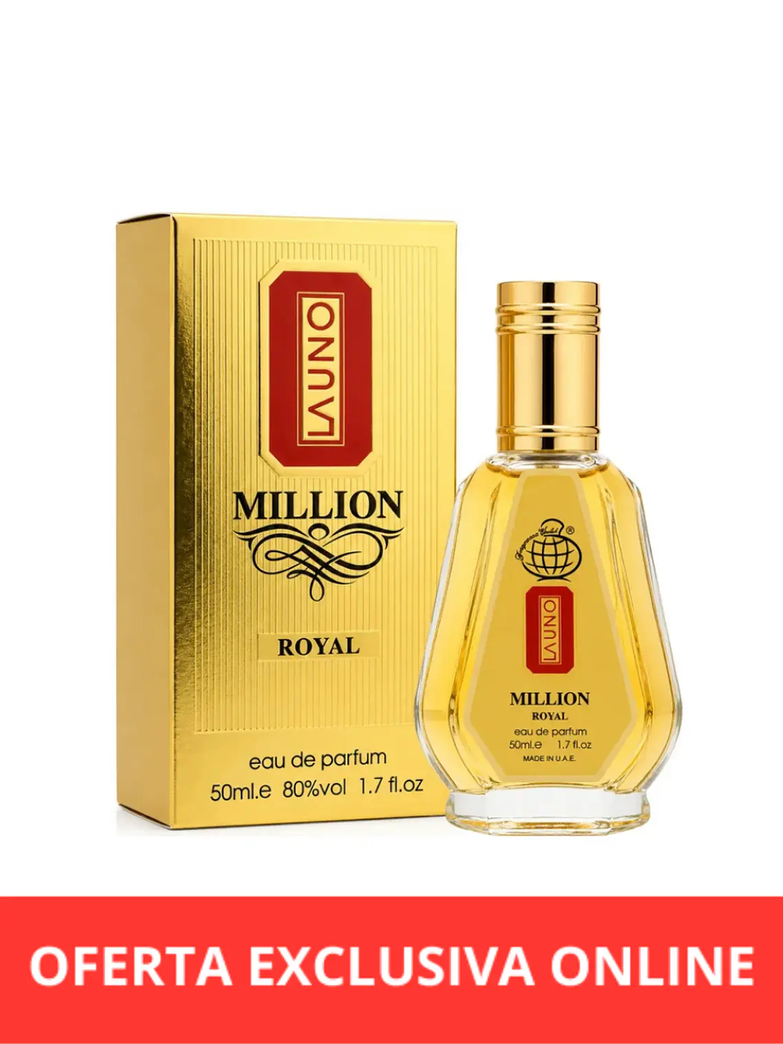 Fragrance World La Uno Million Royal Edp 50Ml Hombre 1