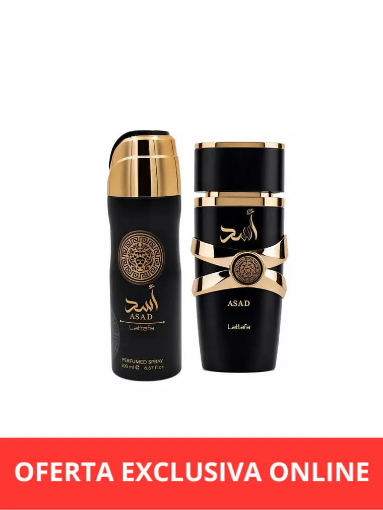 Lattafa Set Asad EDP 100 ML Desodorante 200 ML Hombre 1