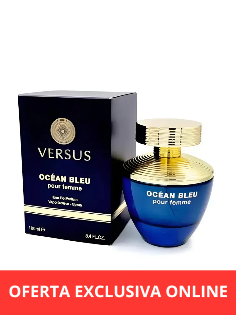 Perfume Fragrance World Versus Ocean Bleu Femme Edp 100ml Mujer 1