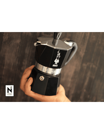 Cafetera Moka express negra para 3 tazas de Bialetti