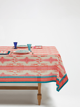 PINK FLAME TABLECLOTH