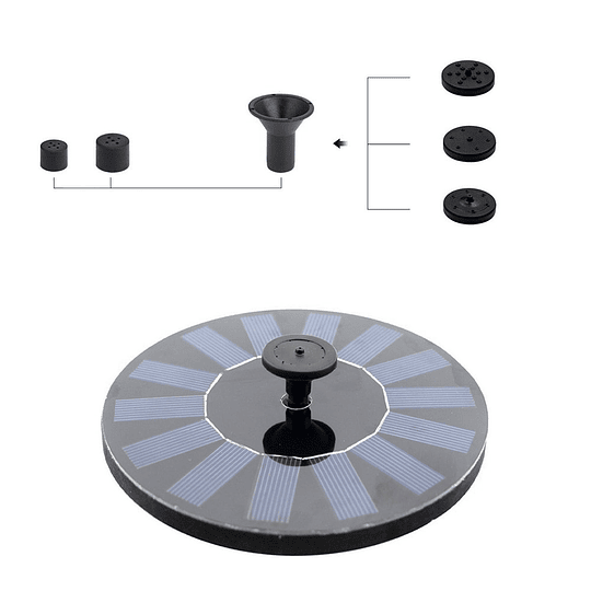 Fuente Solar Bomba De Agua Flotante Riego