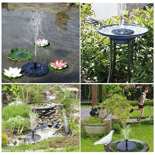 Fuente Solar Bomba De Agua Flotante Riego