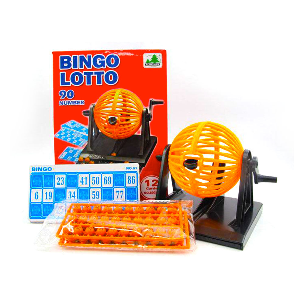 Bingo Tombola Juego De Mesa 12 Cartones