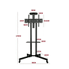 Rack Soporte Televisión 32 A 65 Pulgadas Ruedas