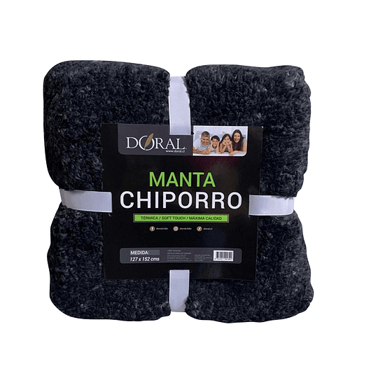 Manta Chiporro Soft Touch Termica 127x152 Cm Doral 