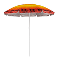 Quitasol Paragua Sombrilla Playero Protección Uv 150 Cm Palmeras