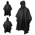 Poncho Capa Impermeable Grueso Con Capucha Para Lluvia