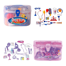 Kit Maleta Doctor Lonchera Medico Juguete Niños 14 Pcs