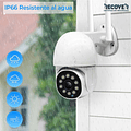 Cámara De Seguridad Wifi Impermeable Vision Nocturna 360° Hd