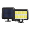 Foco 120 Led + Panel Solar Exterior Sensor De Movimiento