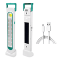 Lámpara Led Solar Emergencia Recargable Usb Portátil 200w