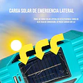 Linterna Led Solar Emergencia Recargable USB Portátil Alta Potencia  